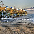 Garden City Pier at Sunset