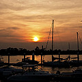 Sunset on the Waccamaw Marina